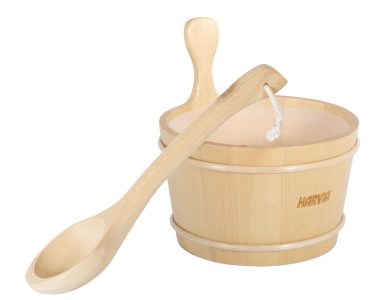 Sauna Bucket And Ladle