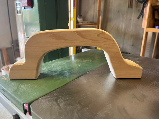 Handcrafted Western Red Cedar Wooden Door Handles (Set of 2)