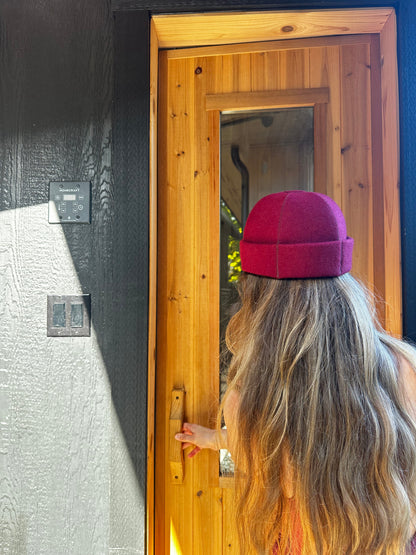 Classic Noggin - Fall Drop - Wool Felt Sauna Hat
