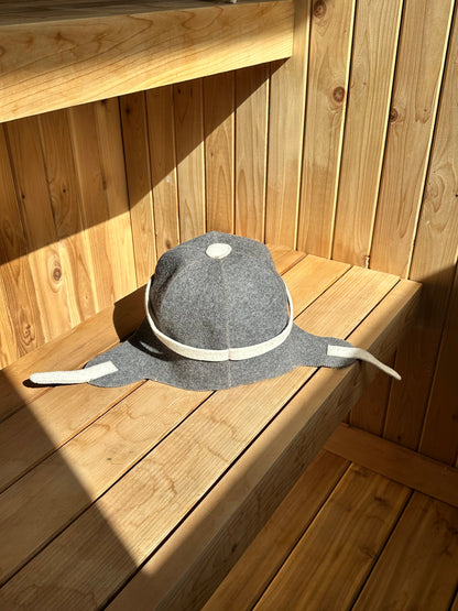 Aviator Noggin - Wool Felt Sauna Hat