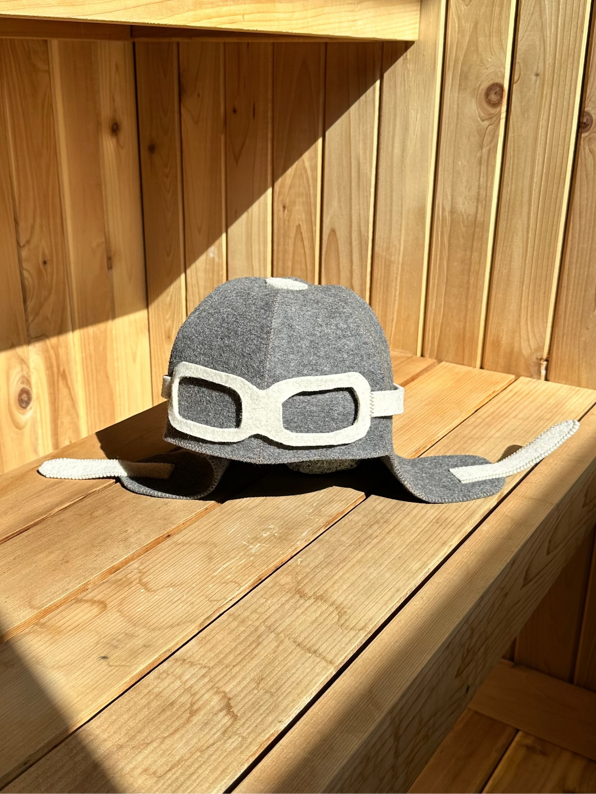 Aviator Noggin - Wool Felt Sauna Hat