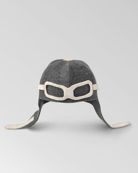 Aviator Noggin - Wool Felt Sauna Hat